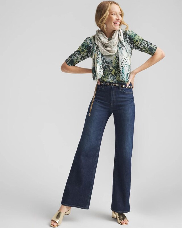Animal Print Short-Sleeve Pullover Sweater - image 2